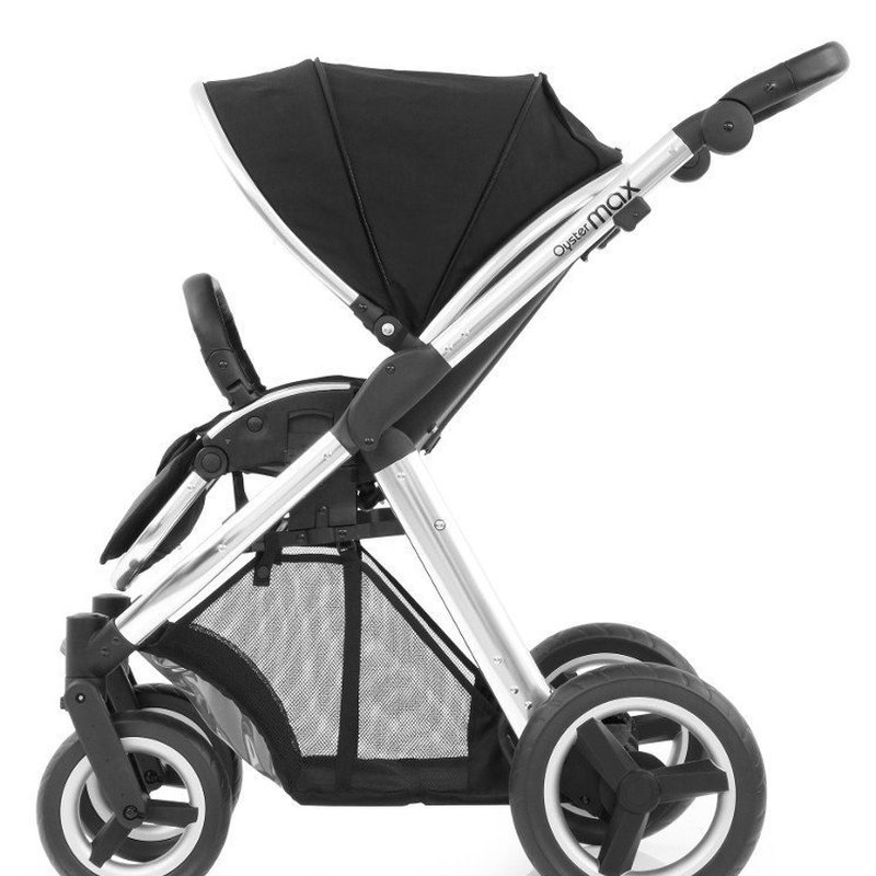 Wózek spacerowy Oyster Max - stelaż - lustrzany srebrny
