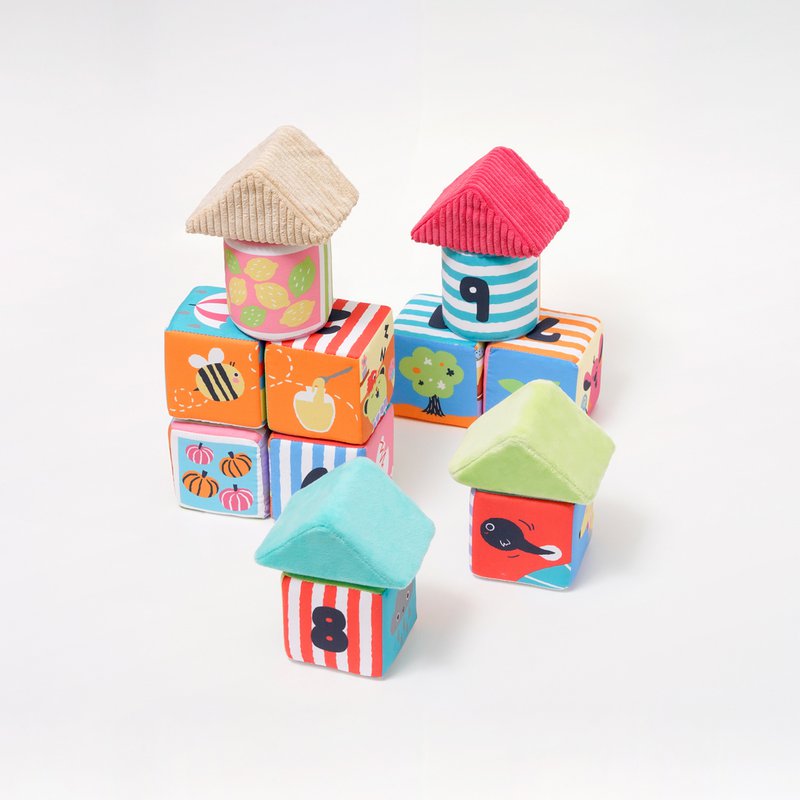 K's Kids - Miękkie klocki edukacyjne 14 elementów