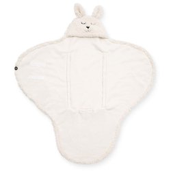 Jollein - Baby & Kids - Jollein - Śpiworek otulacz do fotelika i wózka Bunny OFF WHITE