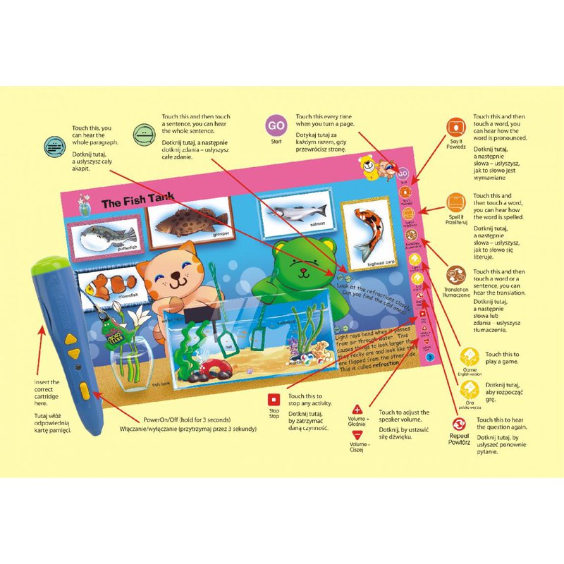 CROCOlearn - Interaktywna Książka z serii Crocopen -  Wizualne Przygody 7-9 lat