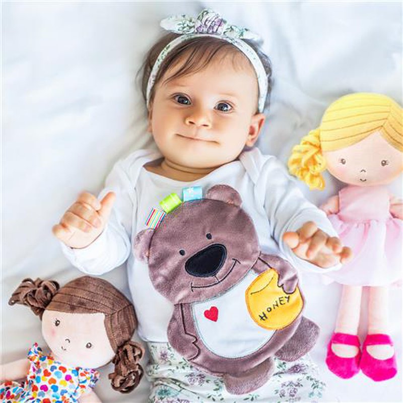 BABYONO - 1094 Przytulanka dla niemowląt ALICE DOLL. MY BEST FRIEND.