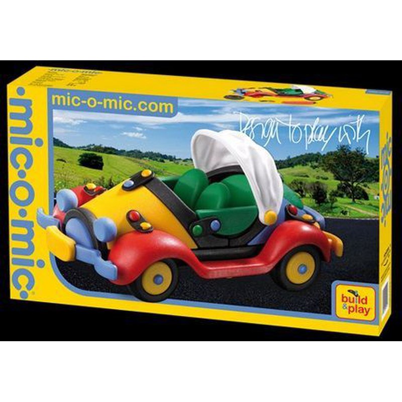 Mic-o-Mic - Zabawki konstrukcyjne - Wesoły konstruktor - Samochód Cabriolet