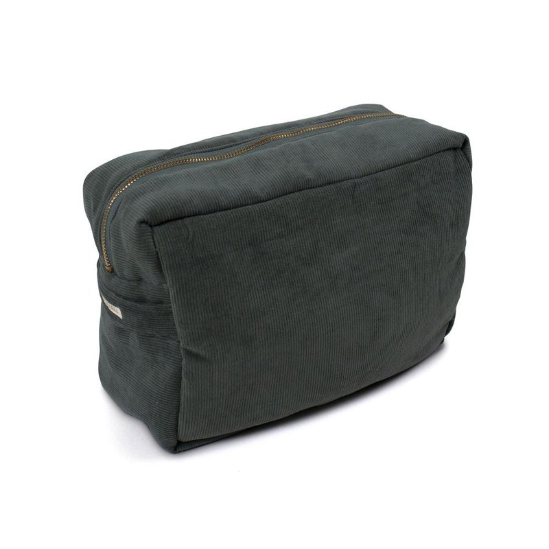 Filibabba Kosmetyczka duża Sztruks Pine Green FILIBABBA