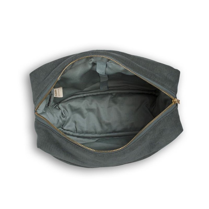 Filibabba Kosmetyczka duża Sztruks Pine Green FILIBABBA