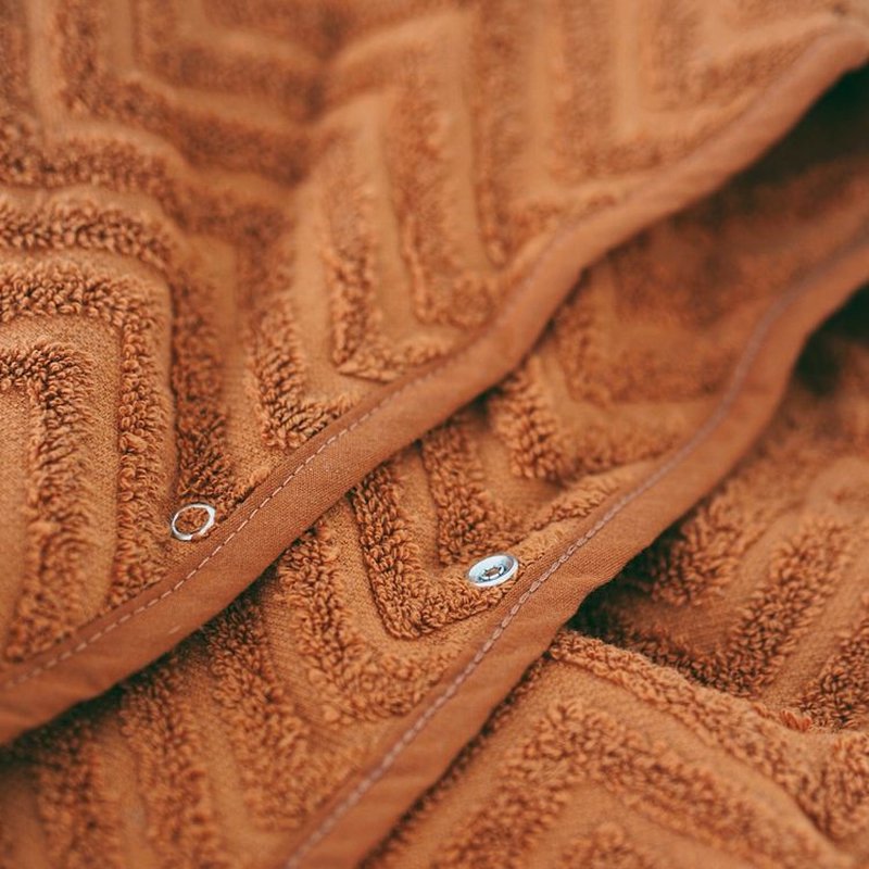 Filibabba Poncho Zigzag Rust FILIBABBA