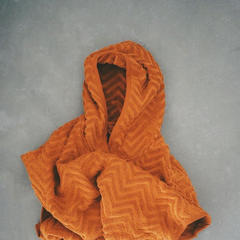 Filibabba Poncho Zigzag Rust FILIBABBA