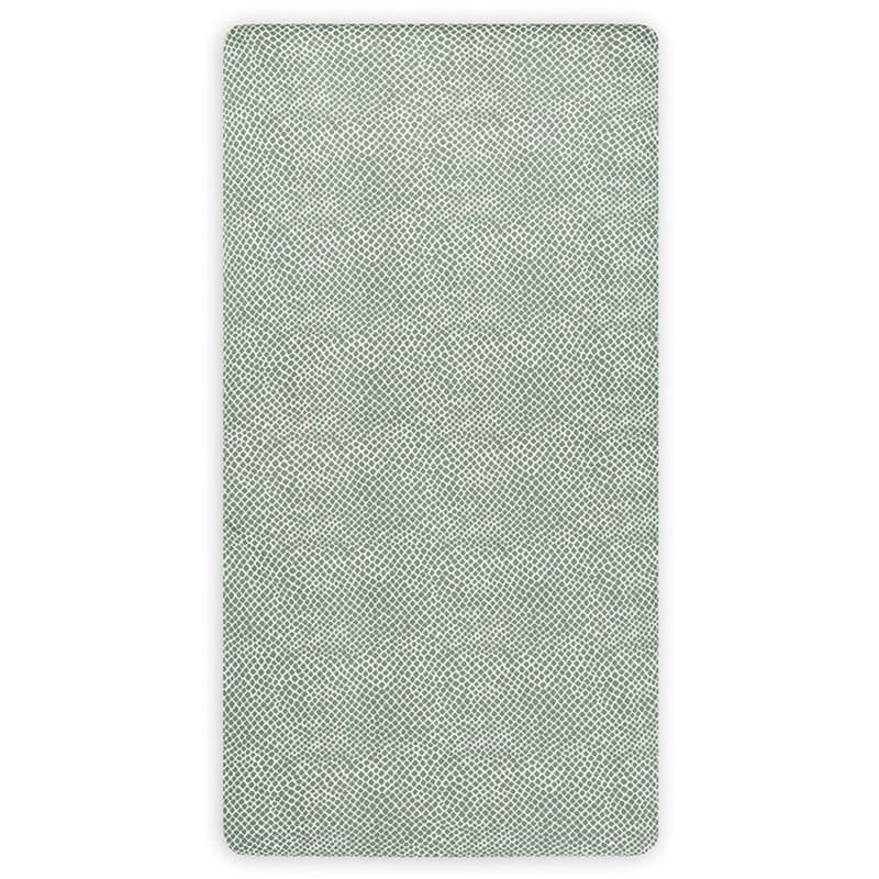 Jollein - Baby & Kids - Jollein - Prześcieradło do łóżeczka 60 x 120 cm SNAKE ASH GREEN