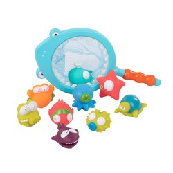 BoJungle - B-Zestaw REKIN i RYBKI siatka z zabawkami kąpiel