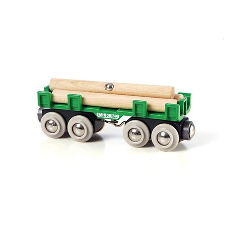 BRIO World Wagon z Drewnem
