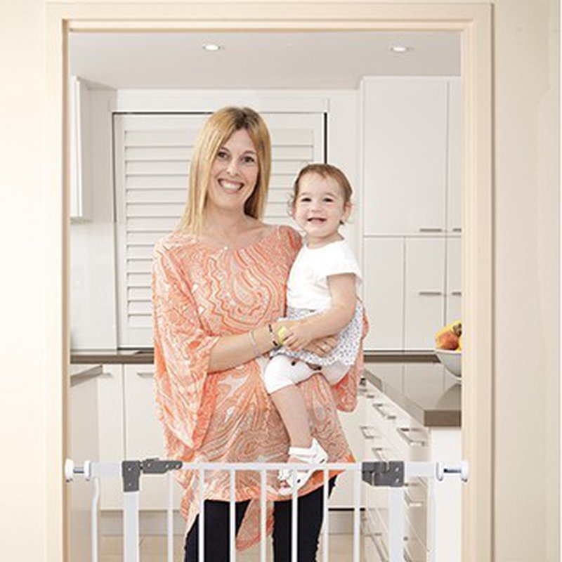 Dreambaby - Bramka bezpieczeństwa Liberty (W: 75-82cm x H: 76cm) - biała