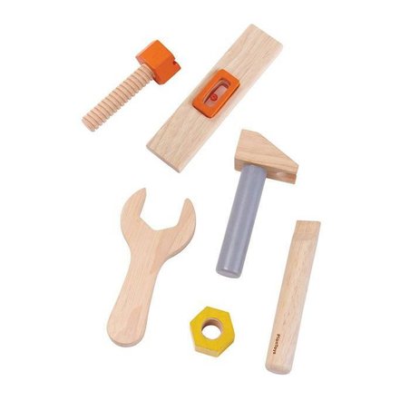 Pas z drewnianymi narzędziami, Plan Toys