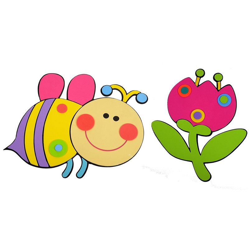 MARKO - Dekoracje Ścienne - Dekoracje ścienne - Pszczółka i Kwiatuszek