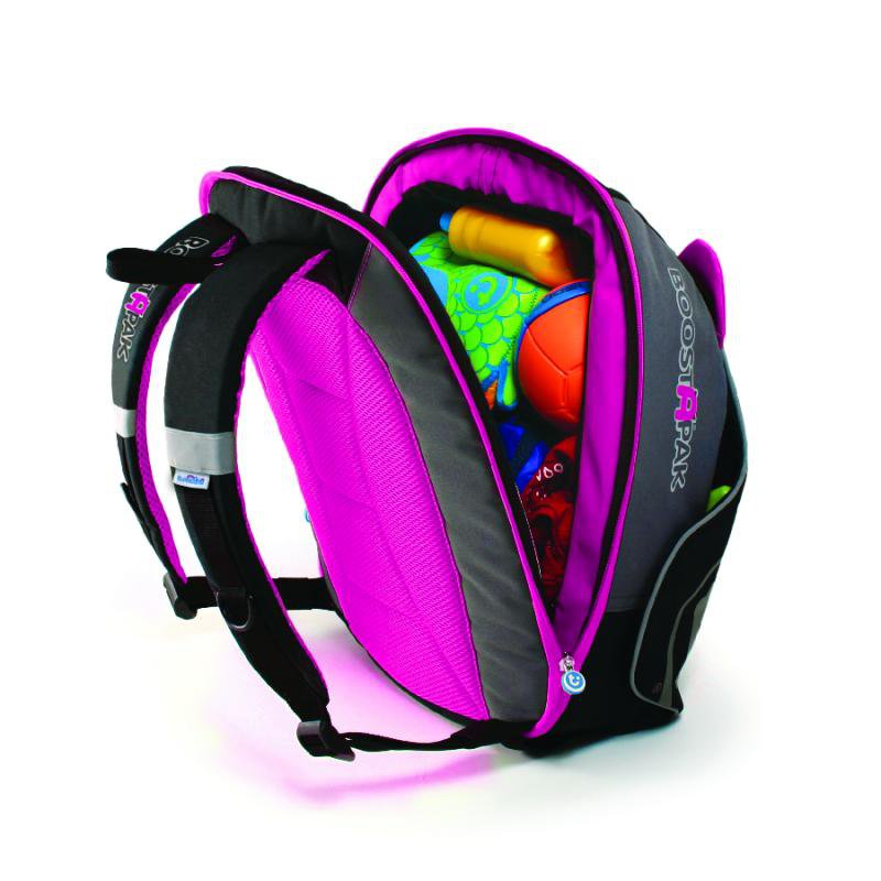 Trunki - Podstawka podwyższająca i plecak 2w1 - różowy