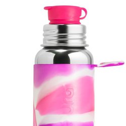 Butelka stalowa Big Mouth® Sport 550 ml, różowa swirl, Pura