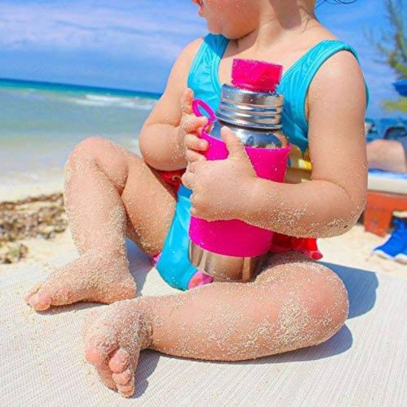 Butelka stalowa Big Mouth® Sport 550 ml, różowa swirl, Pura