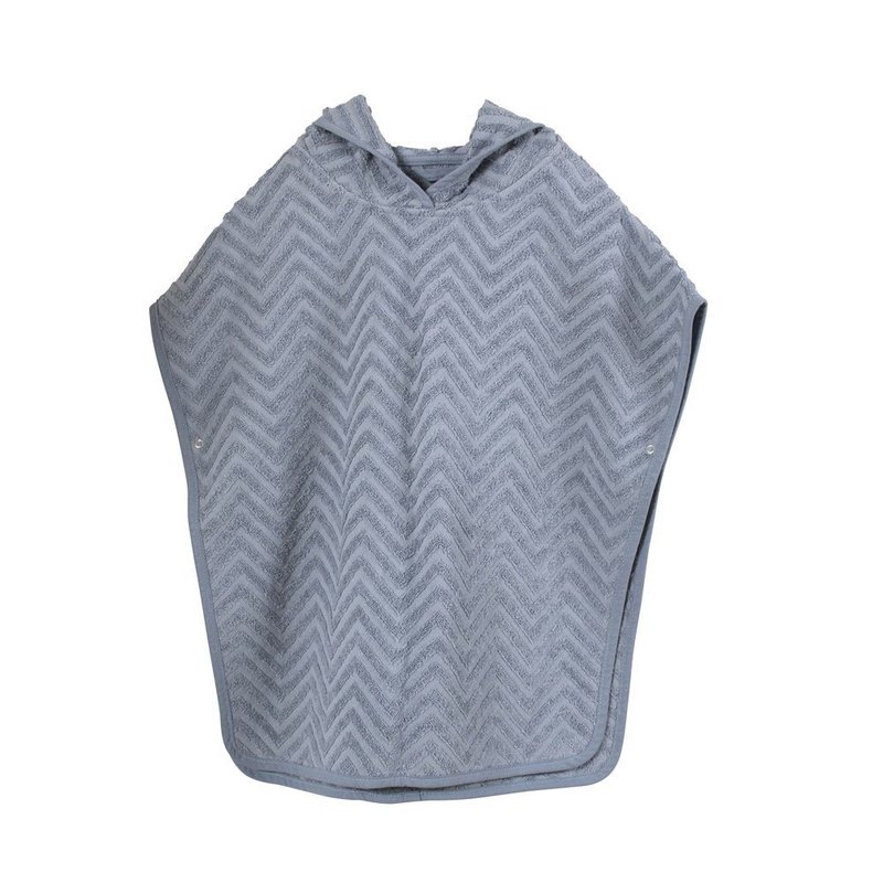 Filibabba Poncho Zigzag Powder Blue FILIBABBA