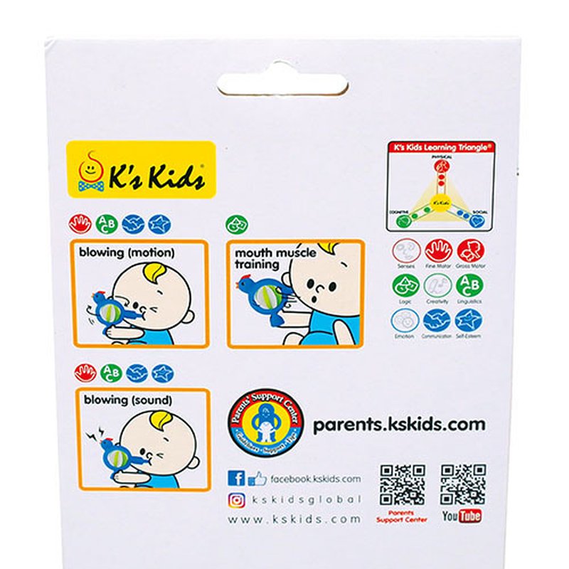 K's Kids First Developmental Toys - Zabawka edukacyjna - Gwizdek Ptaszek