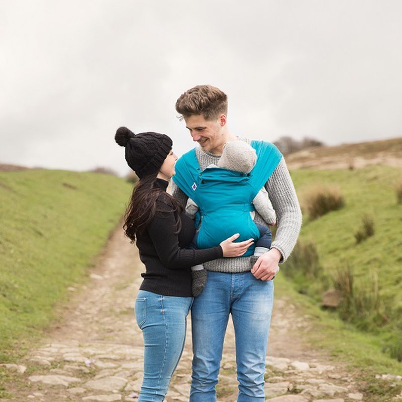 Nosidełko ergonomiczne Izmi 0 m+ - niebieskie