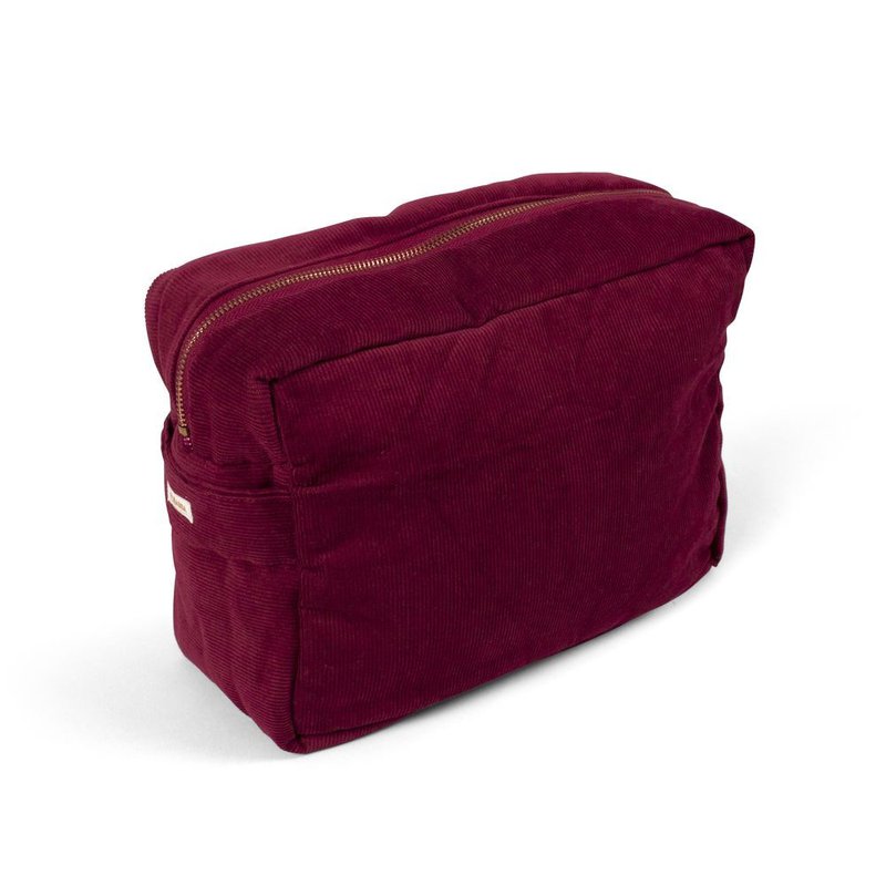 Filibabba Kosmetyczka duża Sztruks Deeply Red FILIBABBA