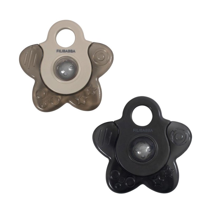 Filibabba Gryzak chłodzący Cooling Star 2 szt. Grey FILIBABBA