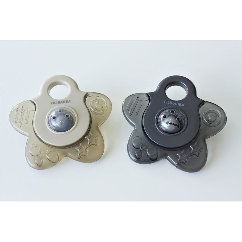 Filibabba Gryzak chłodzący Cooling Star 2 szt. Grey FILIBABBA