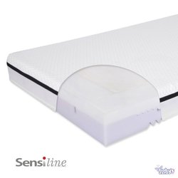 Babys Zone - Materac do łóżeczka SensiLine VIENA LATEX 120x60 + pokrowiec Sensi