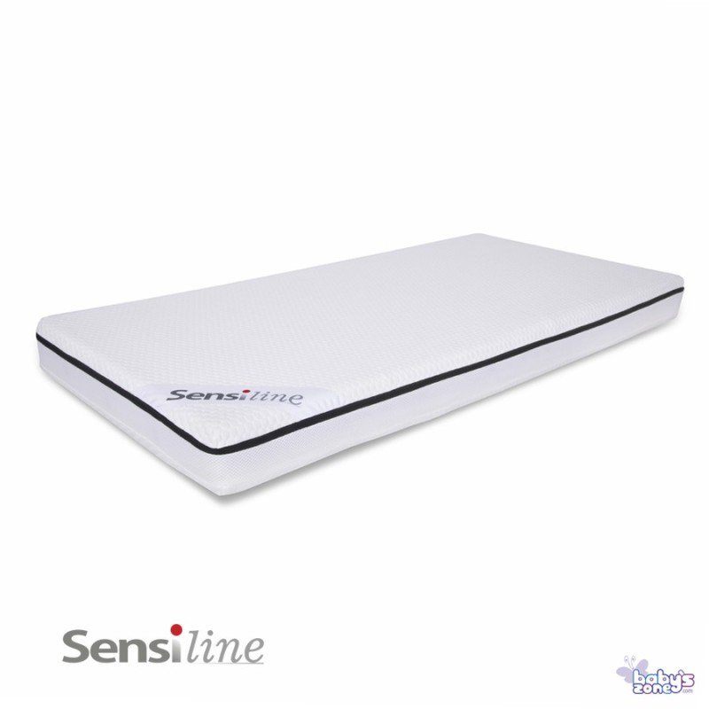 Babys Zone - Materac do łóżeczka SensiLine VIENA LATEX 120x60 + pokrowiec Sensi