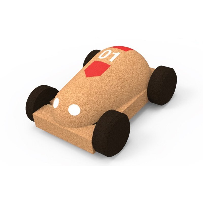 Elou - Ekologiczne klocki korkowe - Samochodzik klasyczny