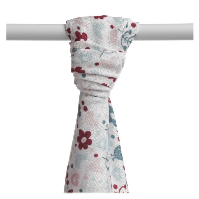 Ręcznik bambusowy XKKO BMB 90x100 - Flowers&Birds Girls