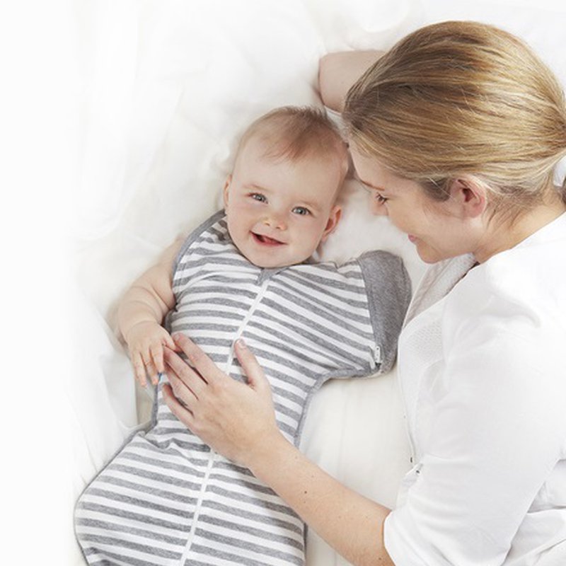 Love to Dream - Otulacz Swaddle UP 50/50 - rozmiar L - szary - ETAP 2 Original