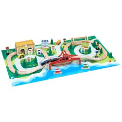 MARKO - Klocki drewniane - Miasto 65 sztuk