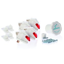 Dreambaby - Magnetyczne zamknięcie zabezpieczające Mag Lock - 4 zamki + klucz