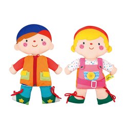 K's Kids - Przytulanka/lalka do ubierania - dwustronna