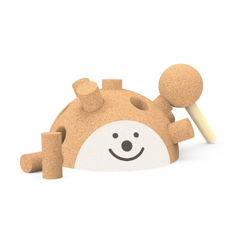 Elou - Ekologiczne klocki korkowe - Układanka Jeżyk