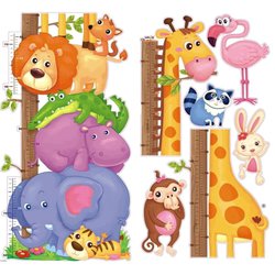 MARKO - Dekoracje Ścienne - Dekoracja ścienna - Miarka wzrostu - Safari