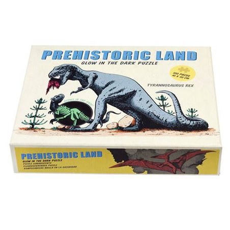 Puzzle świecące w ciemności 100 el., Dinozaury, Rex London