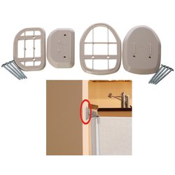 Dreambaby - Dystans do bramki Roll Up biały