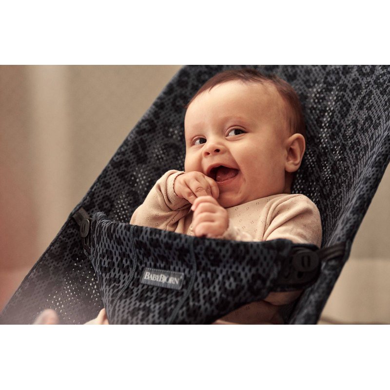 BABYBJORN - leżaczek BLISS MESH - Antracytowy/Leopard
