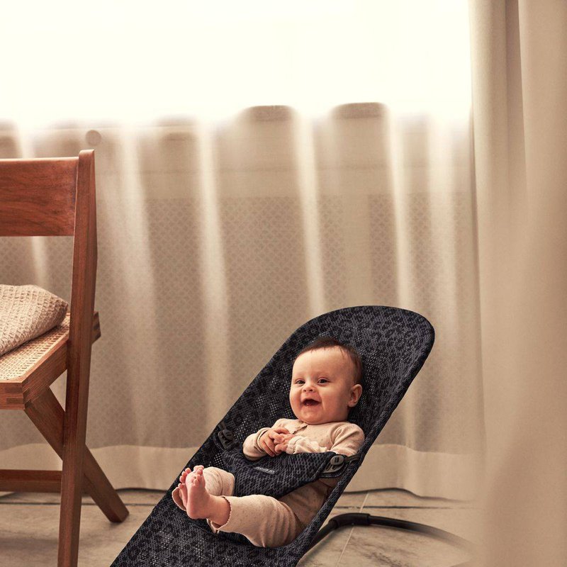 BABYBJORN - leżaczek BLISS MESH - Antracytowy/Leopard
