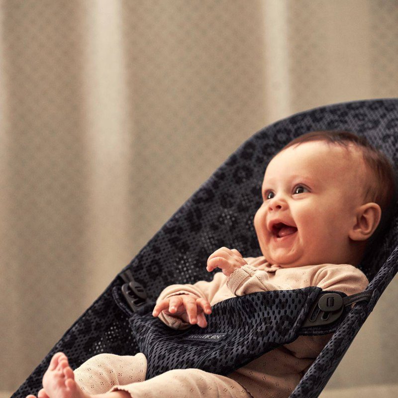 BABYBJORN - leżaczek BLISS MESH - Antracytowy/Leopard