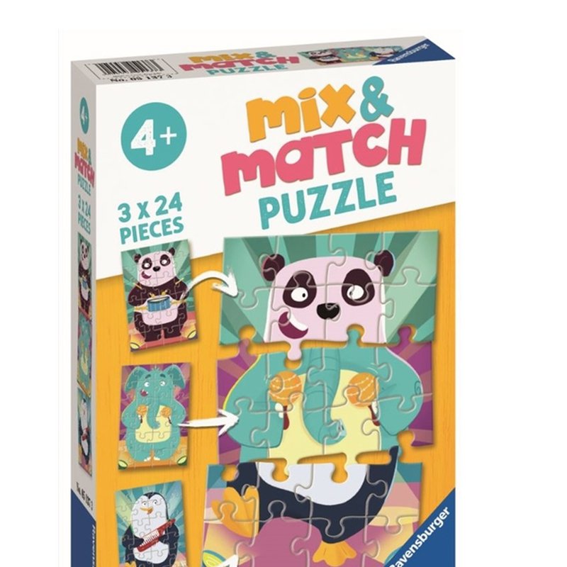 Ravensburger Mix&Match Puzzle Zwierzaczki