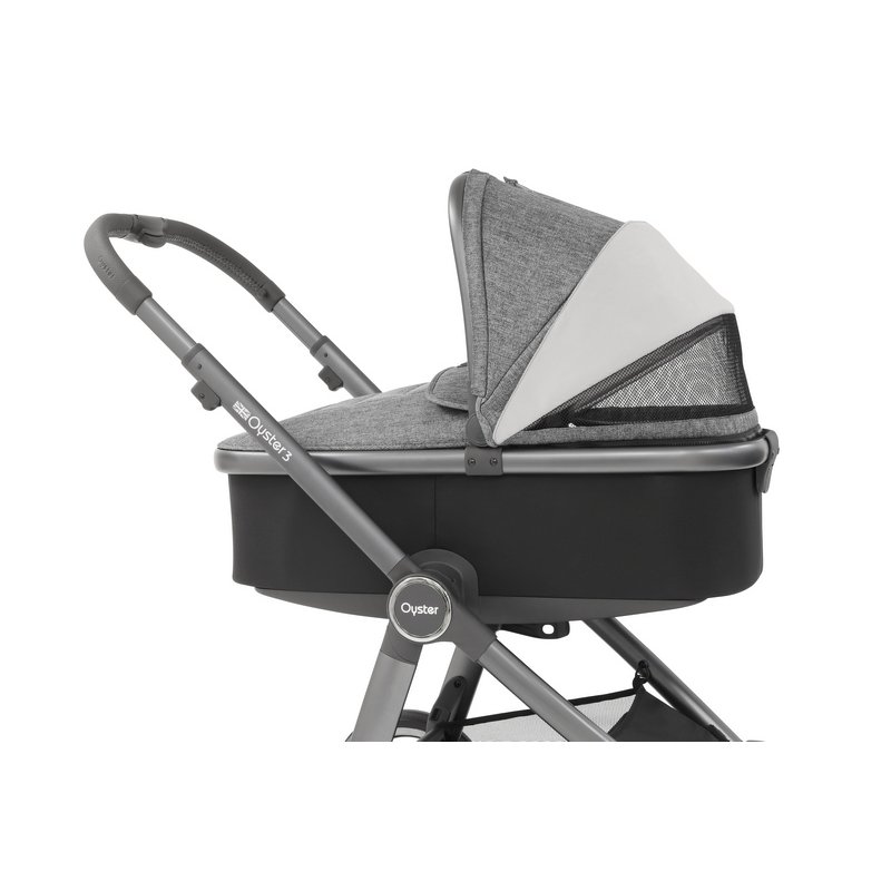 Gondola do wózka Oyster 3 / Zero - Mercury, dodatki srebrne