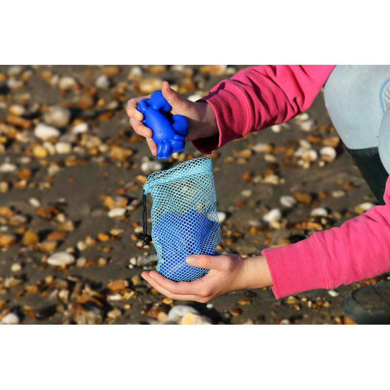 Funkit world - Silikonowe Foremki do piasku 4 szt. Scrunch - Ciemny Zielony