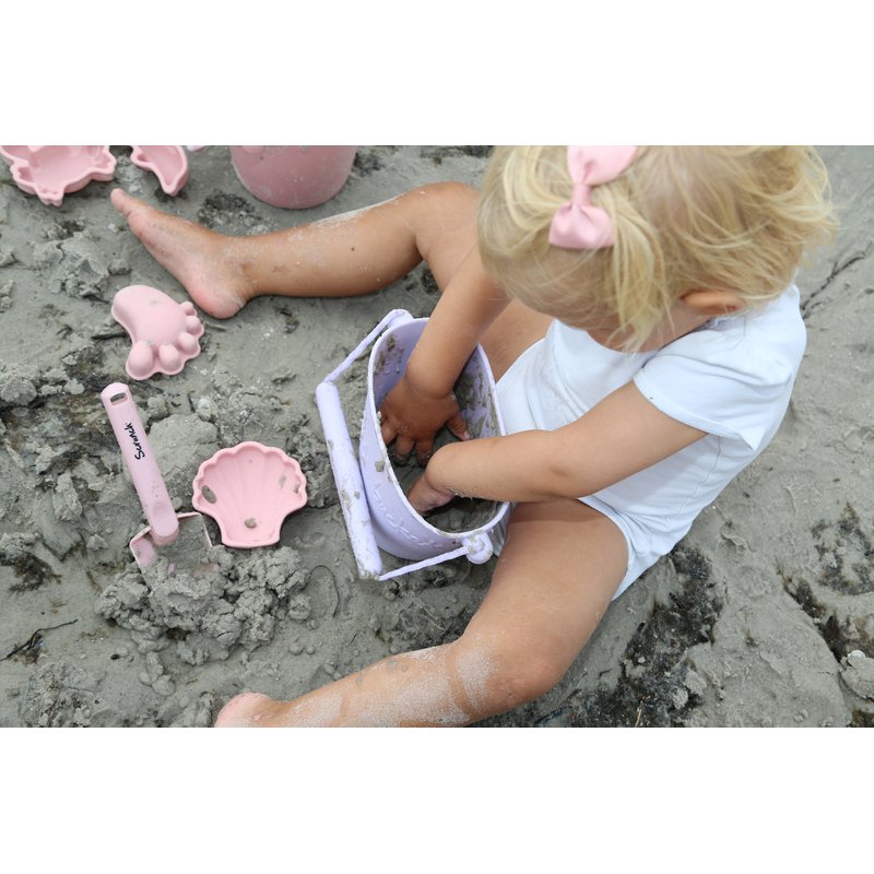 Funkit world - Silikonowe Foremki do piasku 4 szt. Scrunch - Ciemny Zielony