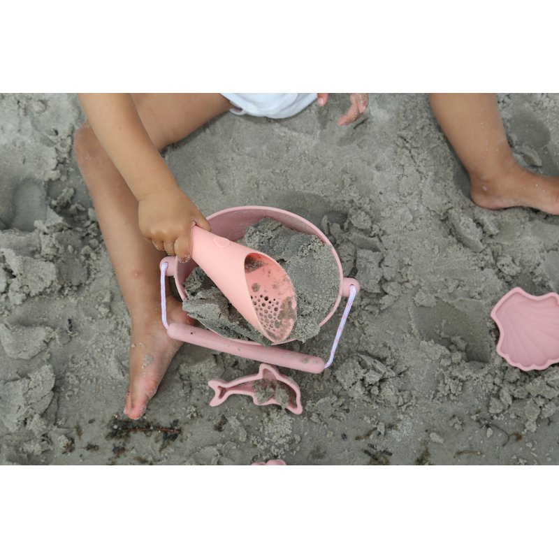 Funkit world - Silikonowe Foremki do piasku 4 szt. Scrunch - Ciemny Zielony