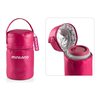 Miniland - Pojemniki hermetyczne z opakowaniem izotermicznym - różowe 2 x 250ml