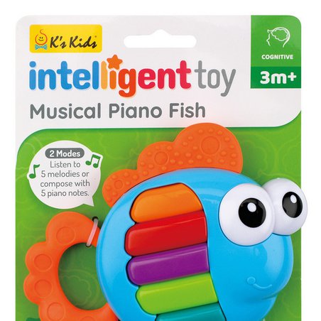 K's Kids Inteligent Toy - Zabawka muzyczna Pianino rybka