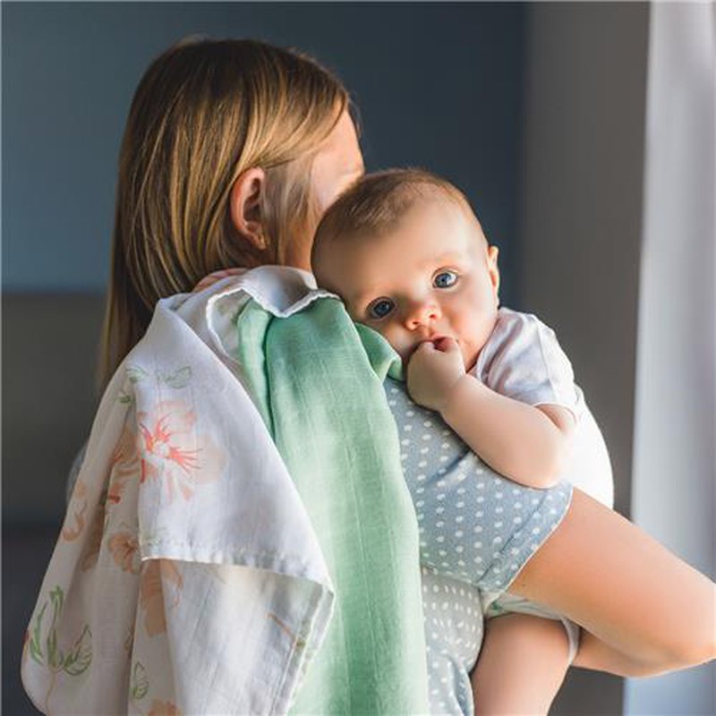 BABYONO - 537/03 Otulacze z muślinu bambusowego (dwupak)