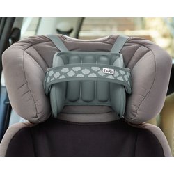 NapUp - Opaska podtrzymująca głowę w foteliku samochodowym - szara