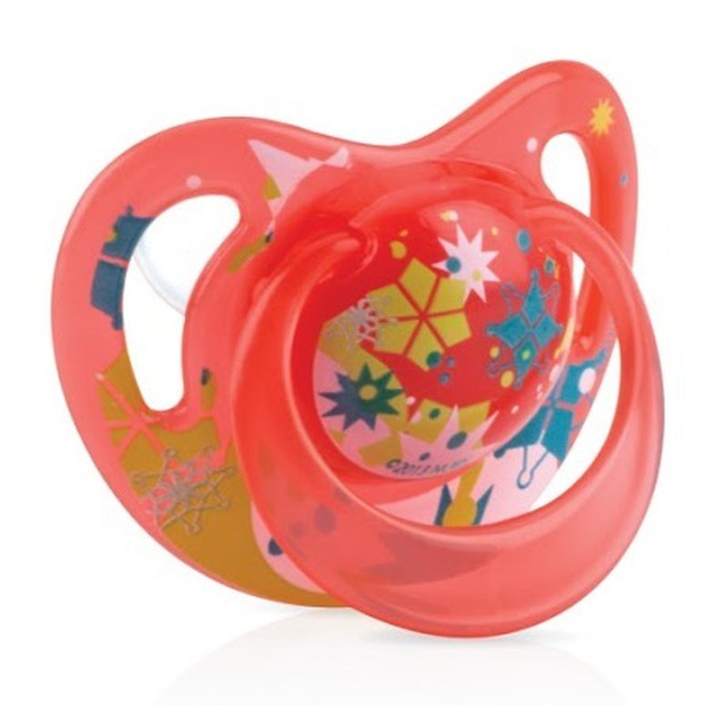 Smoczek silikonowy do uspokajania Nuby - ortodontyczny (0-6m)